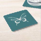 Butterfly Paper Coaster Untersetzer (angewinkelt)