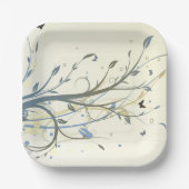 Butterfly Pappteller (Vorderseite)