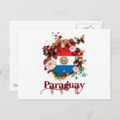 Butterfly Paraguay Postkarte (Vorne/Hinten)