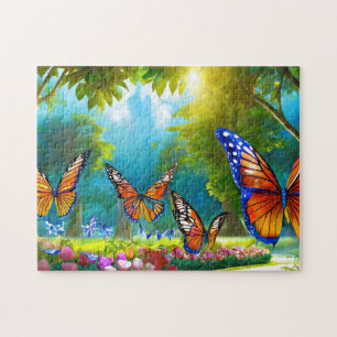 Butterfly Park 1 The Daily Jigsaw Puzzle Neulich