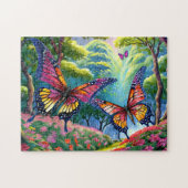 Butterfly Park 2 Bold und Beautiful Jigsaw Puzzle (Horizontal)