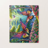 Butterfly Park 2 Bold und Beautiful Jigsaw Puzzle (Vertikal)