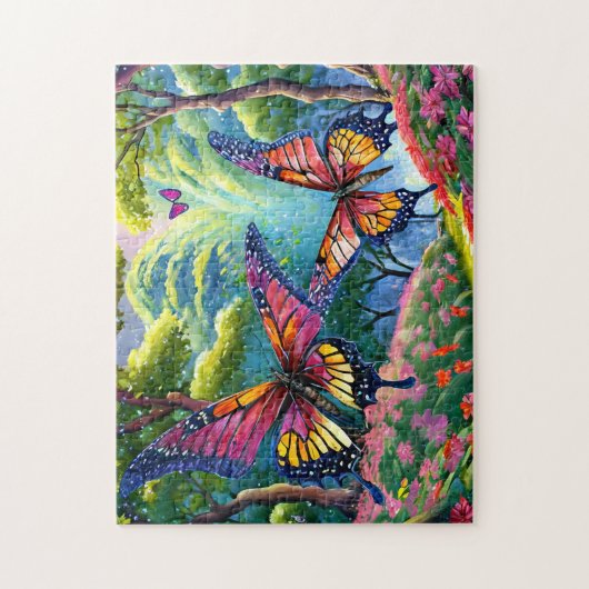 Butterfly Park 2 Bold und Beautiful Jigsaw Puzzle (Vertikal)