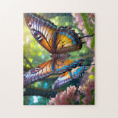 Butterfly Park 3 Easy Brain Art Puzzle Foto Puzzle (Vertikal)