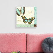 Butterfly Patchwork Leinwanddruck (Insitu (Wohnzimmer))