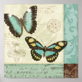 Butterfly Patchwork Poster (Vorne)