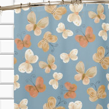Butterfly Pattern Blau