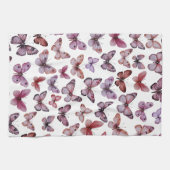 Butterfly Pattern Wasserfarbe Elegantes Hübsches G Geschirrtuch (Horizontal)