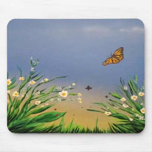 Butterfly Peace Mousepad (Vorne)