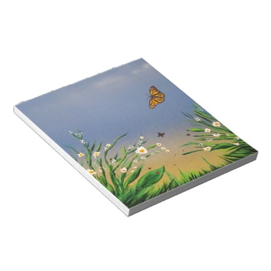 Butterfly Peace Notizblock (angewinkelt)