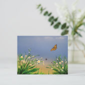 Butterfly Peace Postkarte (Stehend Vorderseite)