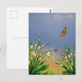 Butterfly Peace Postkarte (Vorne/Hinten)