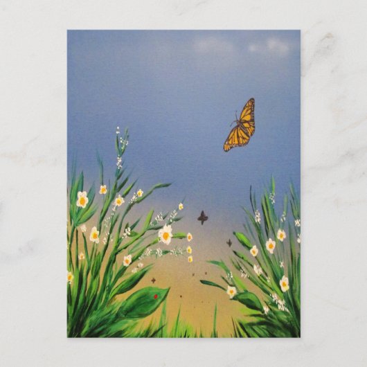Butterfly Peace Postkarte (Vorderseite)