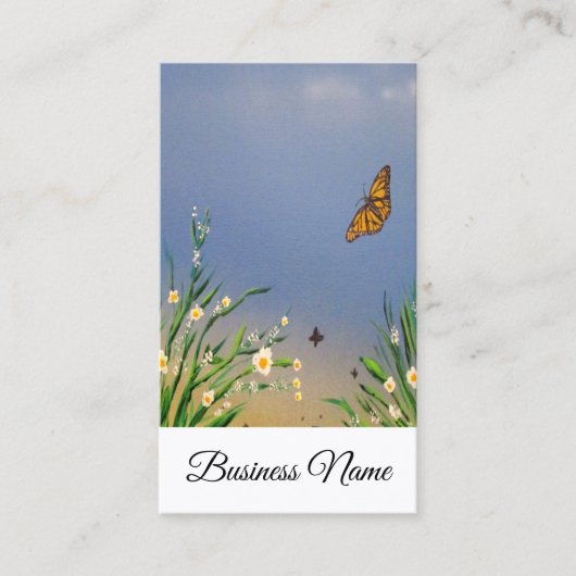 Butterfly Peace Visitenkarte (Vorderseite)