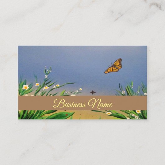 Butterfly Peace Visitenkarte (Vorderseite)