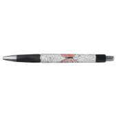 Butterfly Pen mit Rose Kugelschreiber (Vorderseite)