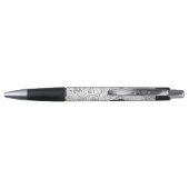 Butterfly Pen mit Rose Kugelschreiber (Rückseite)