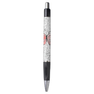 Butterfly Pen mit Rose Kugelschreiber