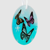 Butterfly Personal Message Christmas Keepake Ornament (Vorderseite)