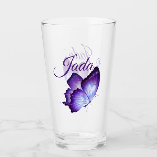 Butterfly personalisieren glas (Vorderseite)