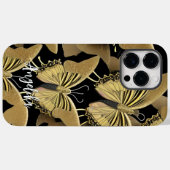 Butterfly Personalisiert Name Case-Mate iPhone Hülle (Rückseite (Horizontal))