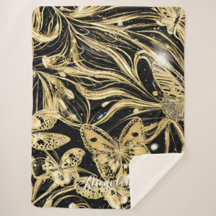 Butterfly Personalisiert Name Sherpadecke