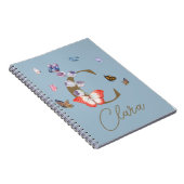 Butterfly Personalisiertes Geschenk mit blühenden Notizblock (Rechte Seite)