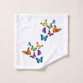 "Butterfly" Phantastisches Badetuch-Set Badhandtuch Set (Waschlappen)
