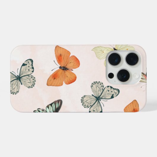 Butterfly phone case design iPhone hülle (Rückseite (Horizontal))