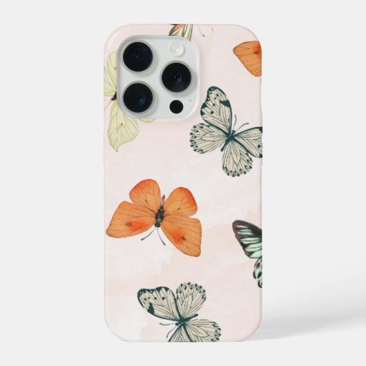 Butterfly phone case design iPhone hülle (Rückseite)