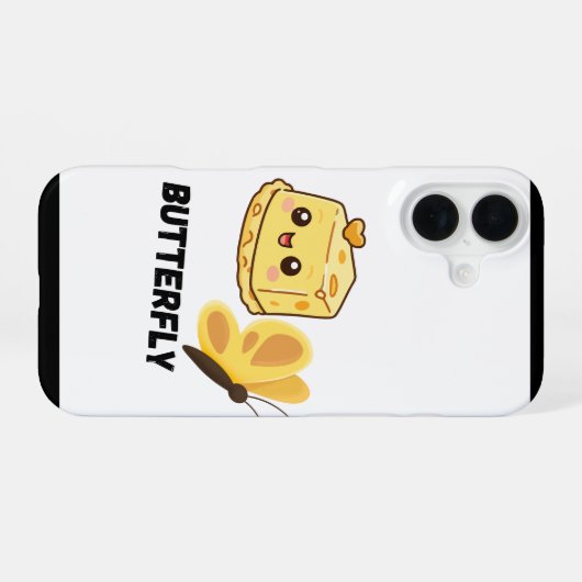 Butterfly Phone Case iPhone 16 Hülle (Rückseite (Horizontal))