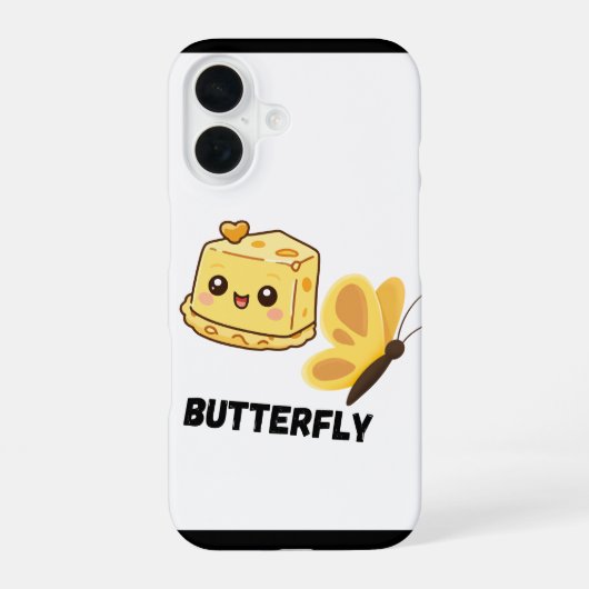 Butterfly Phone Case iPhone 16 Hülle (Rückseite)