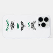 Butterfly Phone Case iPhone Hülle (Rückseite (Horizontal))