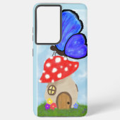 Butterfly Phone Case Samsung Galaxy Hülle (Rückseite)