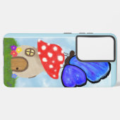 Butterfly Phone Case Samsung Galaxy Hülle (Linke Seite)