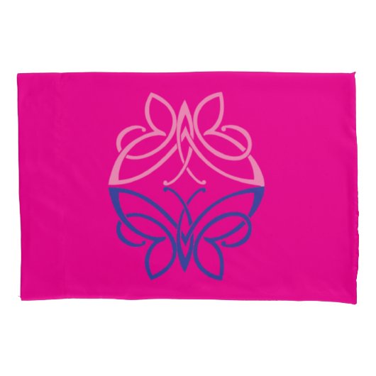 Butterfly Pillowcase Kissenbezug (Vorderseite-Links)