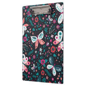 Butterfly Pink Garden | Schmetterlingsklammer Klemmbrett (Links)