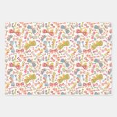 Butterfly Pink Green Geschenkpapier Set (Vorderseite 3)