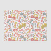 Butterfly Pink Green Seidenpapier (Vorderseite)