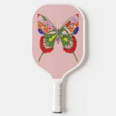 Butterfly Pink Pickleball Schläger (Rückseite)