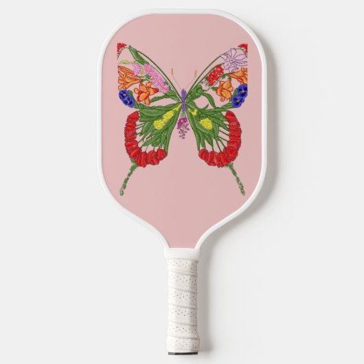 Butterfly Pink Pickleball Schläger (Vorderseite)