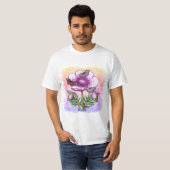 Butterfly Pink Poppy T-Shirt (Vorne ganz)