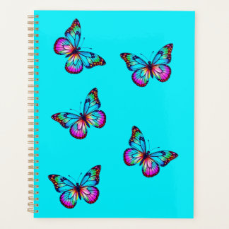 Butterfly Planner Aqua Blue Planer
