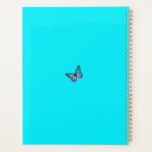Butterfly Planner Aqua Blue Planer (Rückseite)