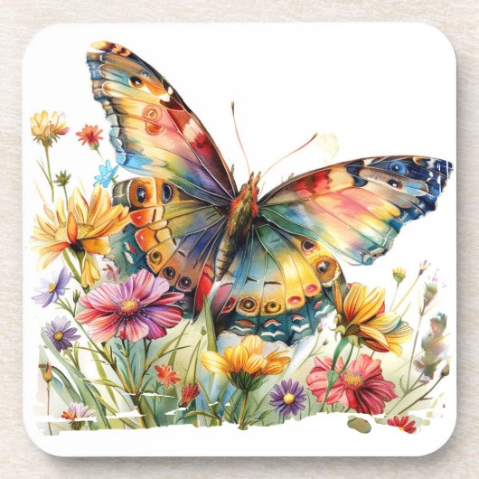 Butterfly Plastic Untersetzer Set (Vorderseite)