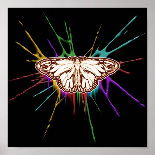 Butterfly Platsch Poster (Vorne)