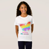 Butterfly Pop It Bubble Fidget T - Shirt (Vorne ganz)