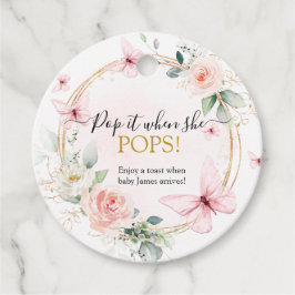 Butterfly Pop, wenn sie Pop Geschenkanhänger