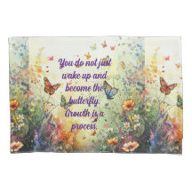 Butterfly Positives Mantra Quotes Custom Art