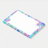 Butterfly Post es stellt fliegende Schmetterlinge  Post-it Klebezettel (angewinkelt)